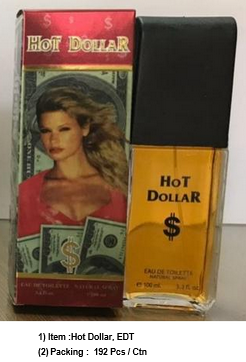 Hot dollar best sale perfume price